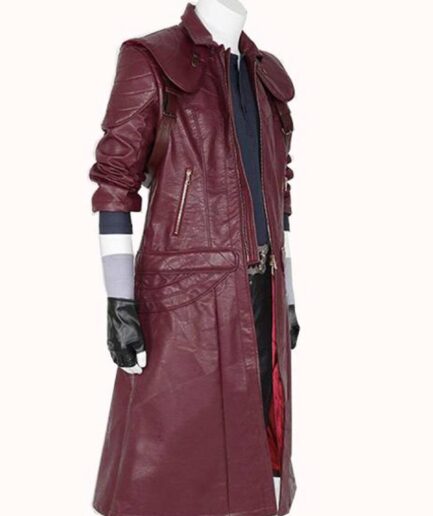 Video Game Devil May Cry 5 Dante Maroon Trench Coat