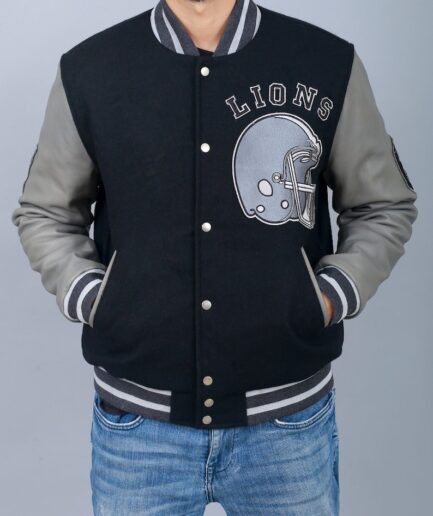 Venom 2 Detroit Lions Eddie Brock Varsity Jacket