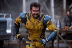 wolverine running with angry