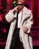 SNL RYAN GOSLING WHITE FUR COAT